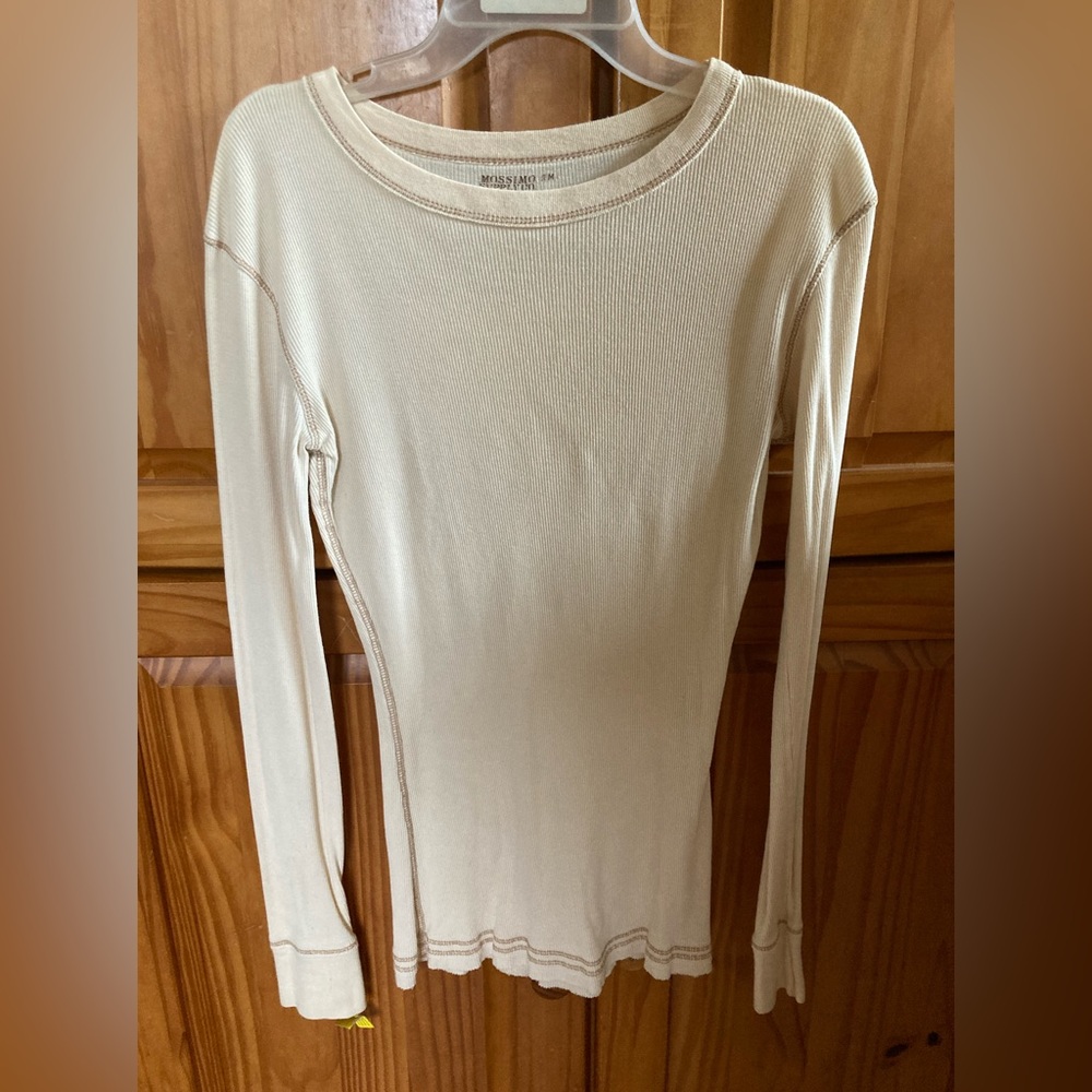 📦Massimo supply company off-white long sleeve T-shirt/Med. Like New